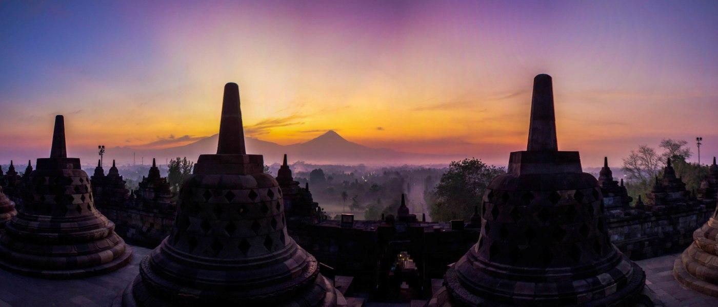 Borobudur Sunrise at Temple