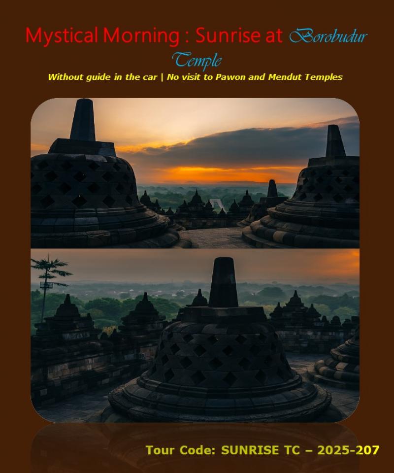 Mystical Morning: Sunrise at Borobudur Temple - Without guide in the car - No visit to Pawon and Mendut Temples