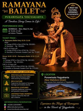 RAMAYANA BALLET AT PURAWISATA YOGYAKARTA