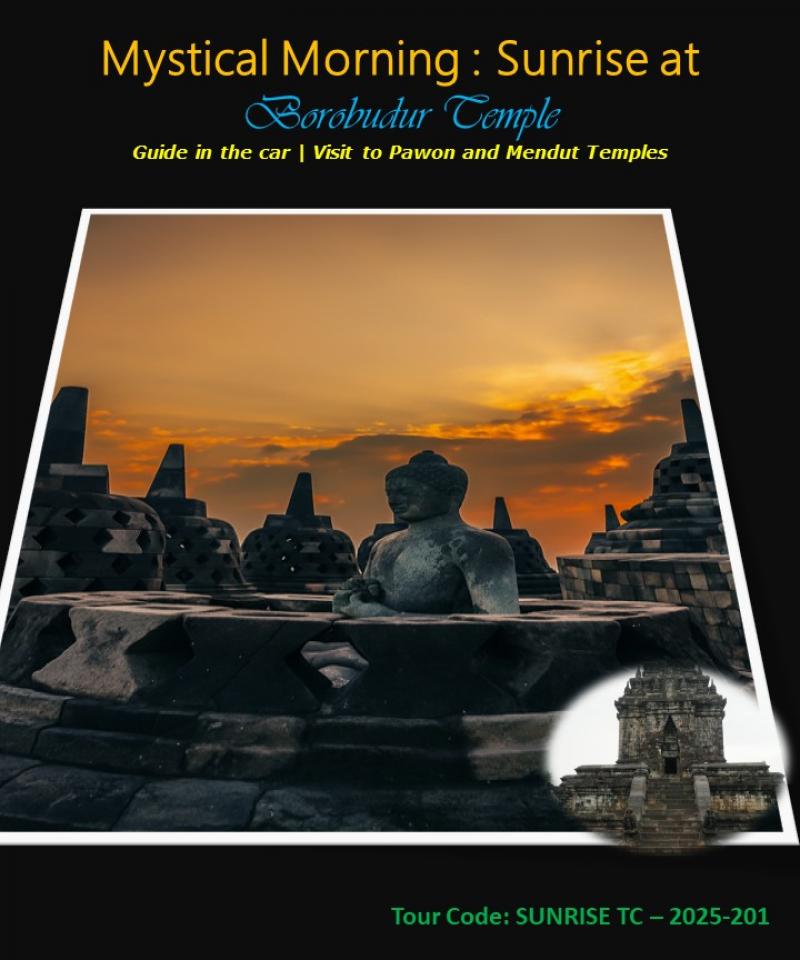Mystical Morning: Sunrise at Borobudur Temple