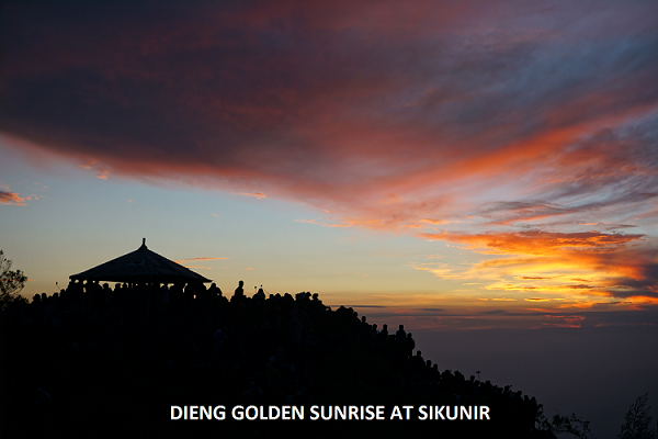 Dieng Golden Sunrise via Sikunir Hill
