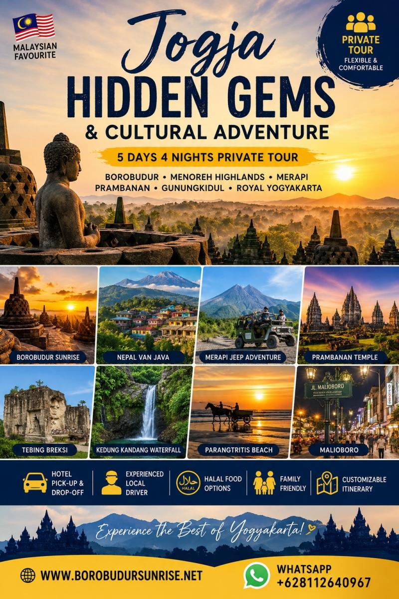 JOGJA HIDDEN GEMS & CULTURAL ADVENTURE