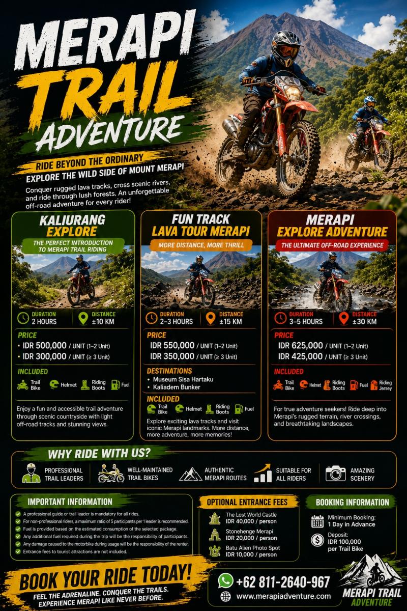 Merapi Dirt Bike – Experience the Adventure