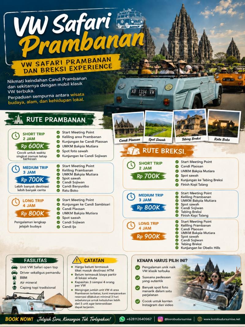 VW Safari Prambanan VW Safari Prambanan