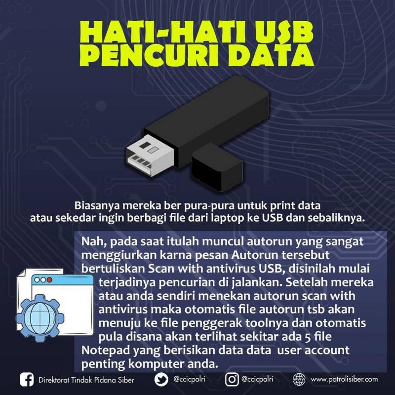 Hati hati pencurian data via usb Hati hati pencurian data via usb