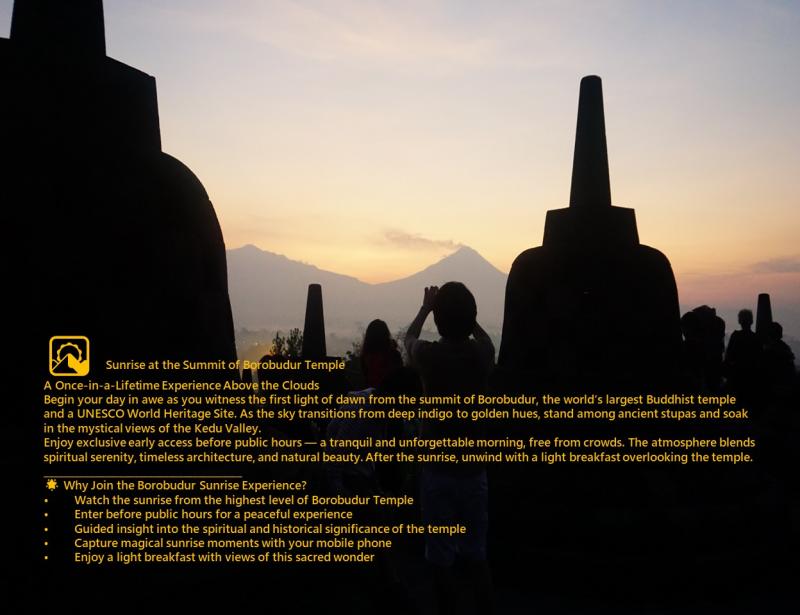Exclusive Sunrise Ticket – Borobudur Temple Exclusive Sunrise Ticket – Borobudur Temple