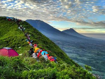 Nice Panorama from Andong Mountain Magelang Nice Panorama from Andong Mountain Magelang