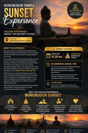 Borobudur Temple Sunset Experience Borobudur Temple Sunset Experience