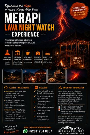 MERAPI LAVA NIGHT WATCH EXPERIENCE MERAPI LAVA NIGHT WATCH EXPERIENCE