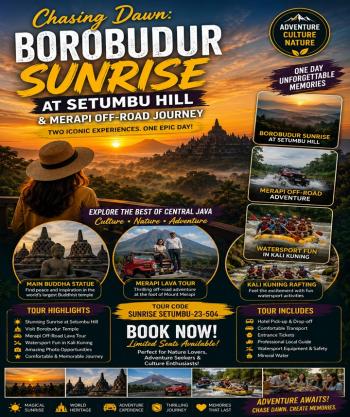 Chasing Dawn: Borobudur Sunrise at Setumbu Hill and Merapi Off-Road Journey