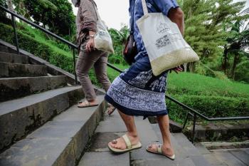 Upanat, Special Sandals Designed as an Effort to Preserve Borobudur Temple Upanat, Special Sandals Designed as an Effort to Preserve Borobudur Temple