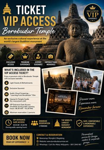 Borobudur Temple Ticket - Exclusive VIP Access Borobudur Temple Ticket - Exclusive VIP Access