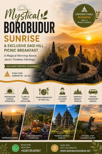 Mystical Borobudur Sunrise at Temple And Exclusive Dagi Hill Picnic Breakfast